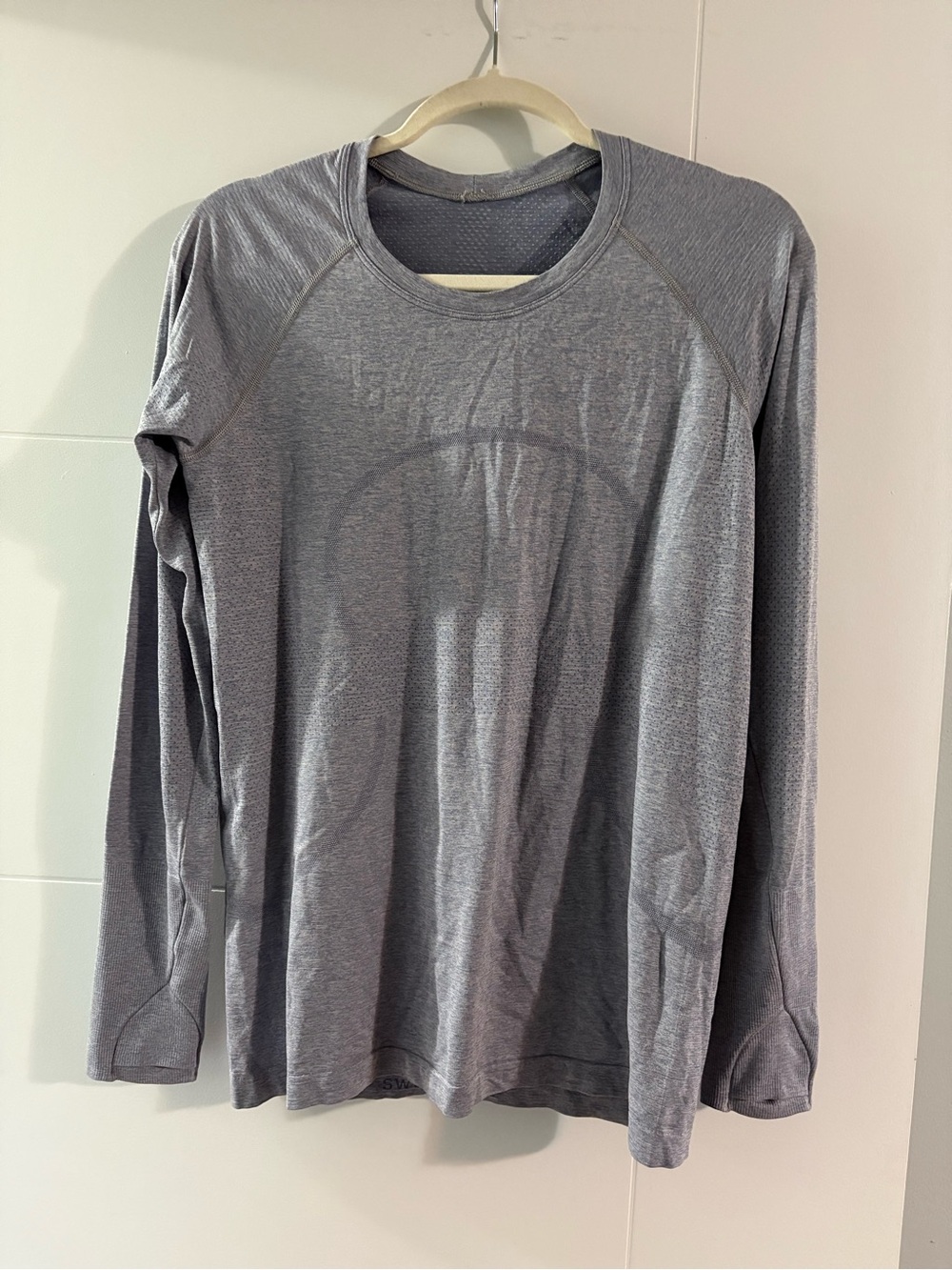 Lululemon Light Blue Long-Sleeve Crew Neck Top